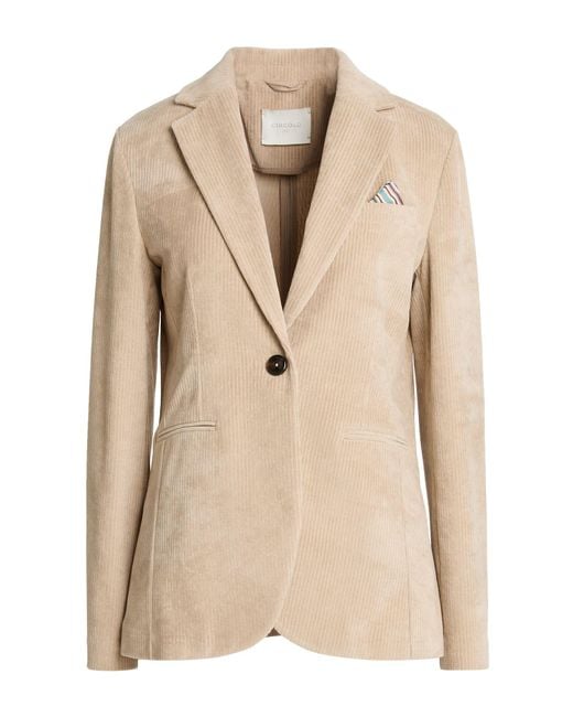 Circolo 1901 Natural Blazer Cotton, Polyester