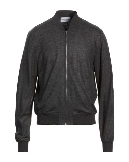EIDERSCUTUM Gray Charcoal Jacket Virgin Wool for men