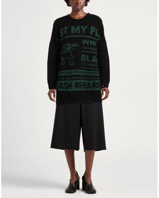 MM6 by Maison Martin Margiela Black Pullover