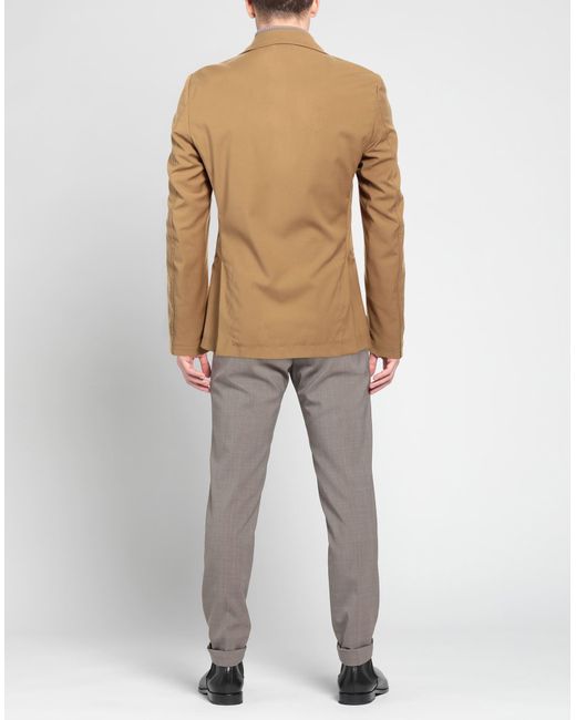 Daniele Alessandrini Suit Jacket in Brown for Men | Lyst