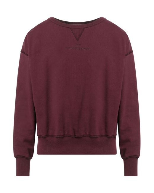 Maison Margiela Purple Sweatshirt Cotton for men
