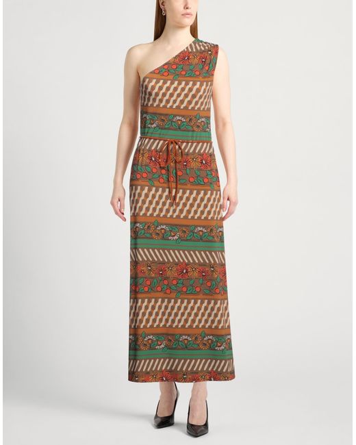 Siyu Natural Maxi-Kleid