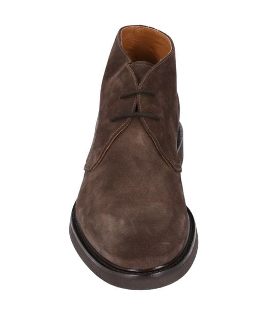 Doucal's Brown Ankle Boots for men
