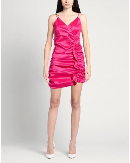 Hanita Pink Mini Dress