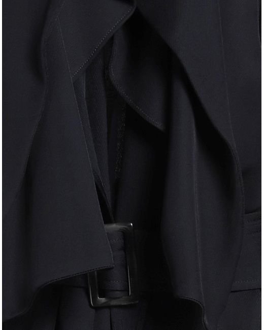 Emporio Armani Black Overcoat & Trench Coat