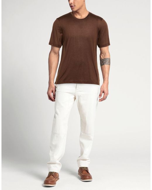 Camiseta LEFT END de hombre de color Brown