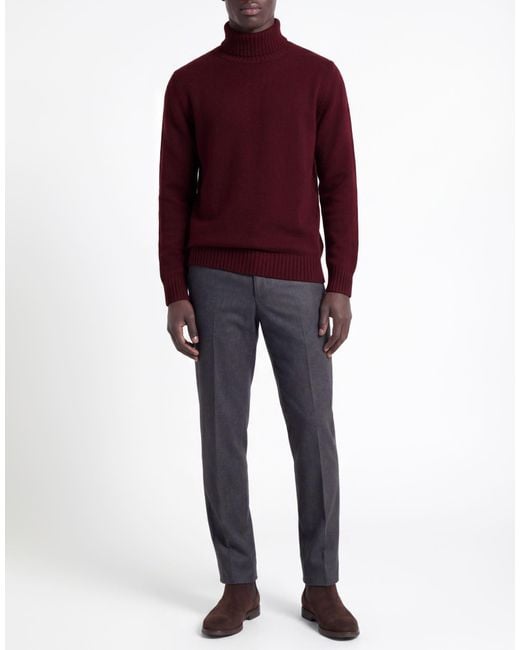 Alpha Studio Red Turtleneck for men