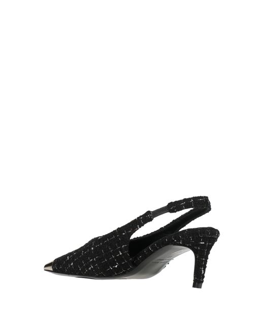 Anine Bing Black Pumps Textile Fibers