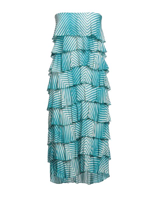 Soallure Blue Midi Dress