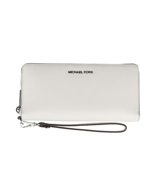 MICHAEL Michael Kors White Brieftasche
