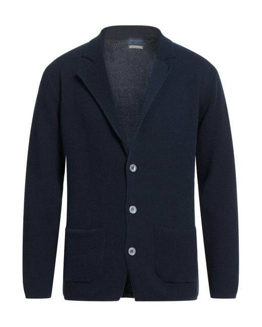 Daniele Fiesoli Blue Blazer for men