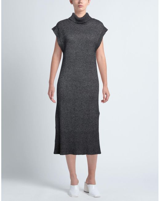 Twinset Gray Midi Dress