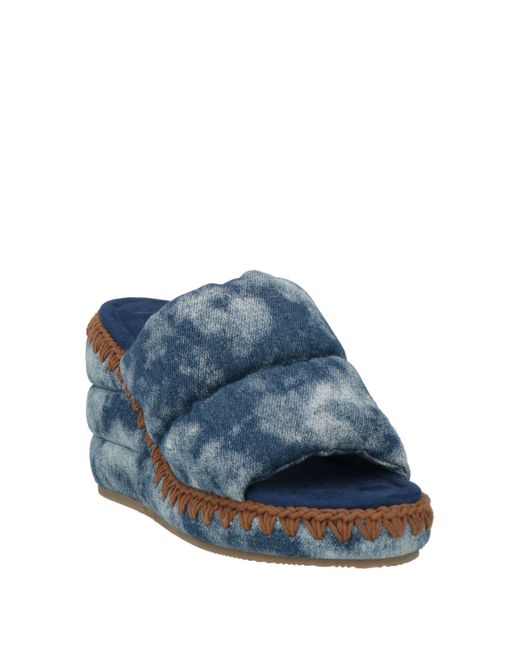 Mou Blue Sandals