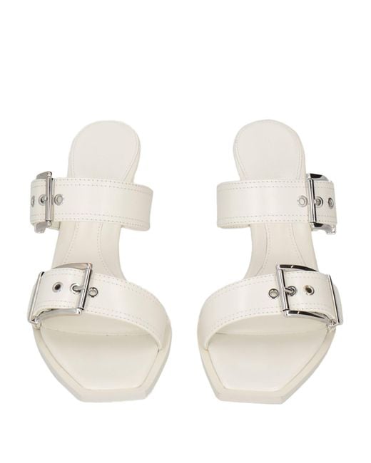 Alexander McQueen White Sandals