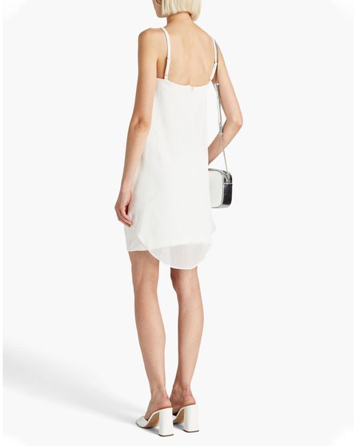 DKNY White Mini-Kleid