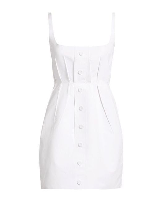 Marni White Mini Dress Cotton