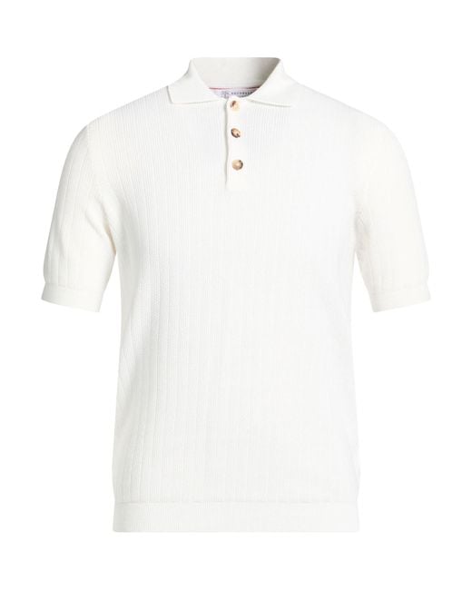 Pullover Brunello Cucinelli pour homme en coloris White