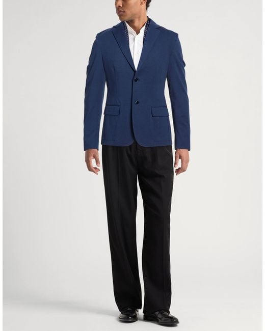 Daniele Alessandrini Blue Blazers for men