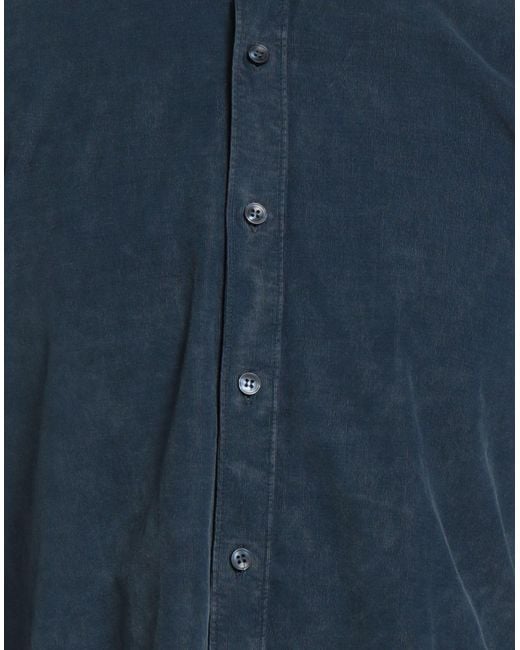 Tintoria Mattei 954 Blue Shirt Cotton, Elastane for men