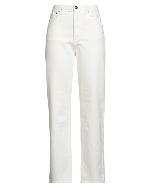 Semicouture White Jeans Cotton, Elastane