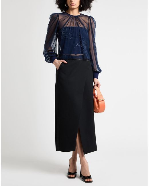 La Petite Robe Di Chiara Boni Blue Top