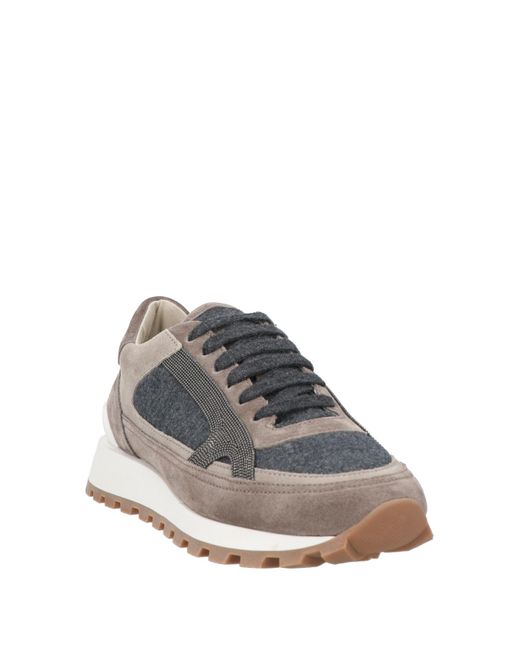 Brunello Cucinelli Gray Sneakers