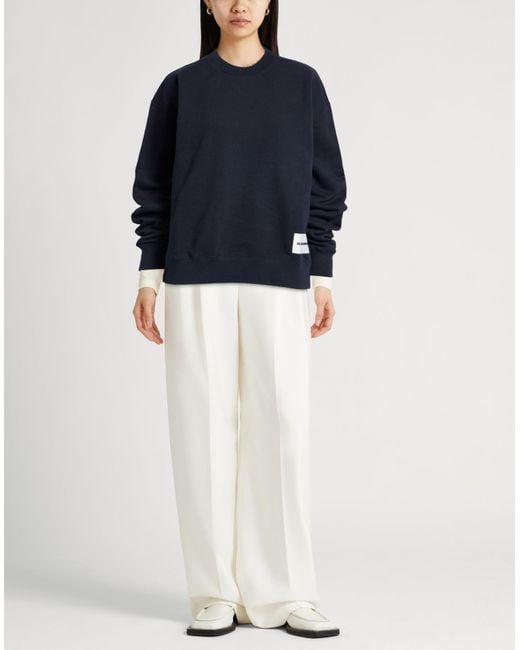 Jil Sander Blue Sweatshirt