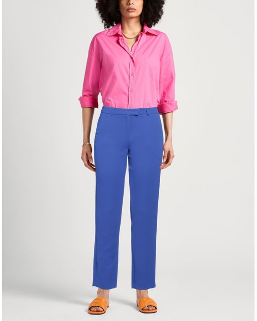 Caractere Blue Èssential Pants Polyester
