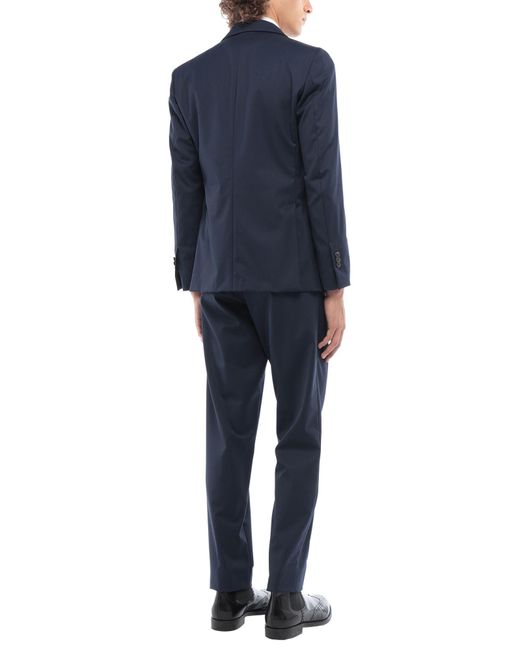 Gabriele Pasini Blue Suit Wool, Polyester, Elastane for men