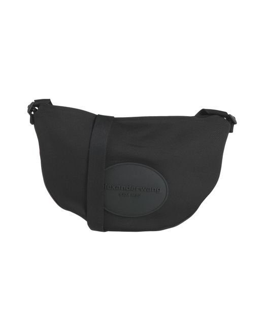 T By Alexander Wang Black Cross-Body Bag Textile Fibers