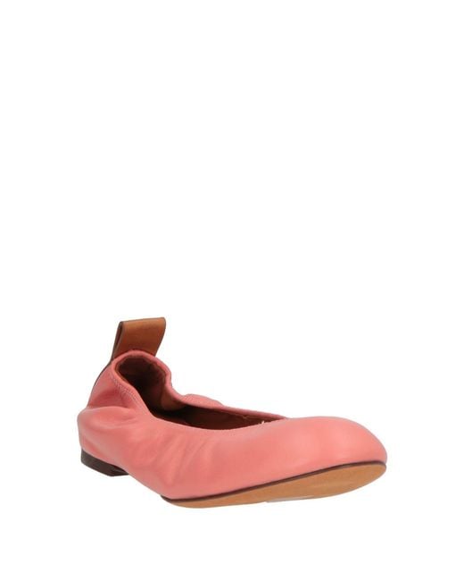 Lanvin Pink Ballet Flats