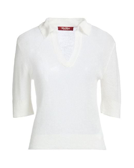 Pullover Max Mara de color White