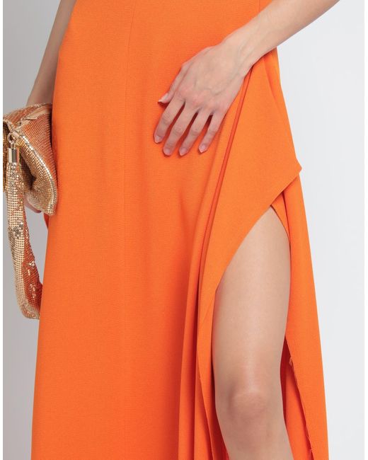 Lanvin Orange Maxi Dress