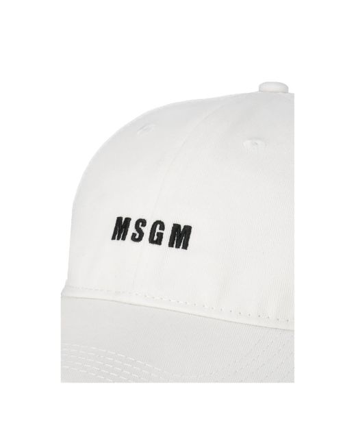 Chapeau MSGM pour homme en coloris White