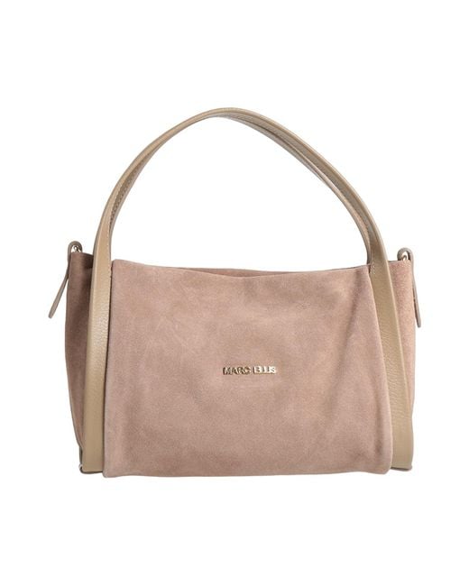 Marc Ellis Pink Sand Handbag Leather