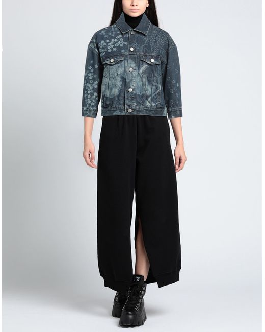 RED Valentino Blue Denim Outerwear