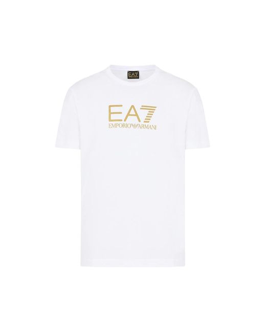 EA7 T-shirts in White für Herren