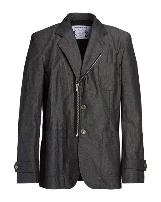 Department 5 Black Jacket for men