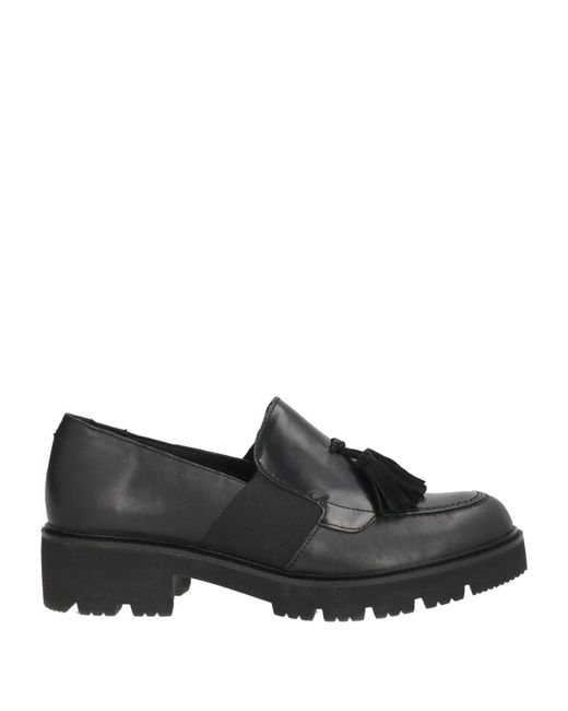 Cinzia Soft Black Loafers Leather