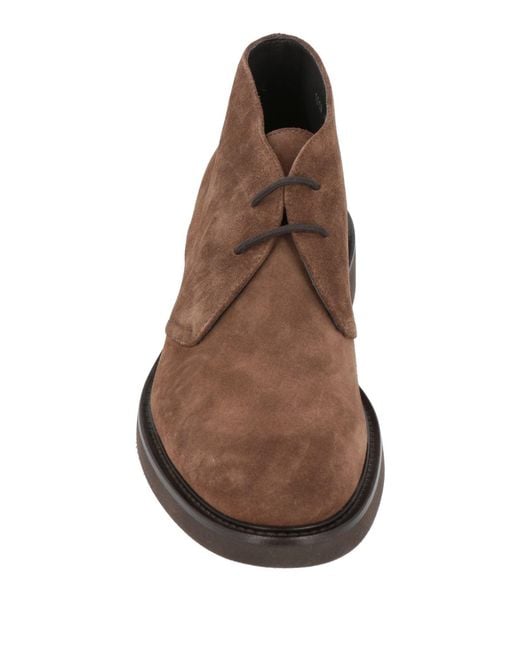 Doucal's Brown Ankle Boots for men