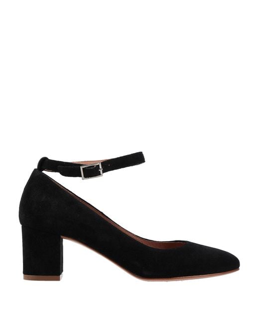 Sessun Black Pumps Soft Leather
