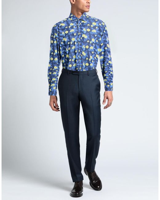 BRANCACCIO Blue Shirts for men