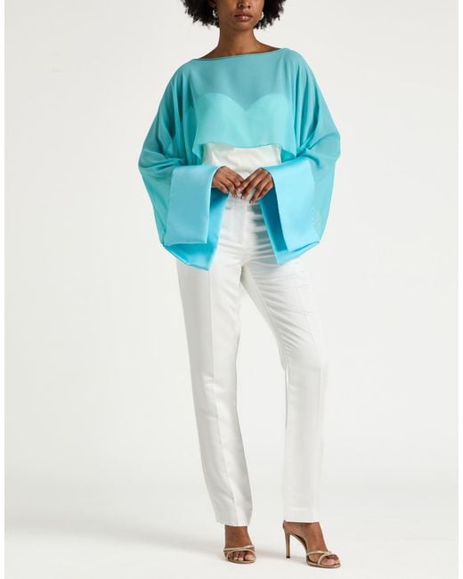 Camilla Blue Azure Shrug Polyester