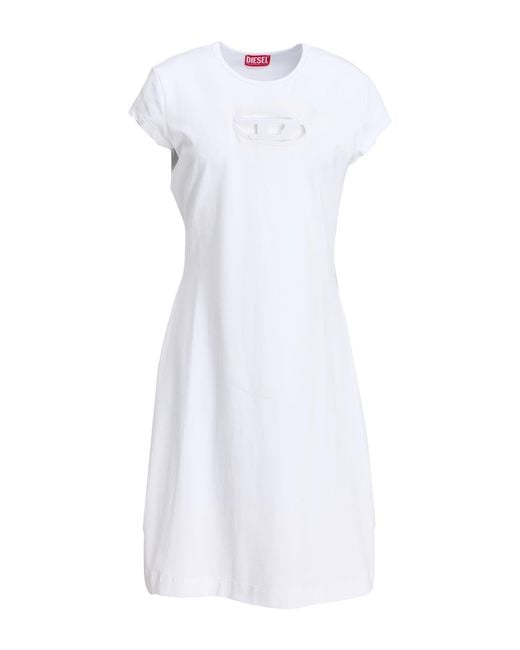 DIESEL White Mini Dress
