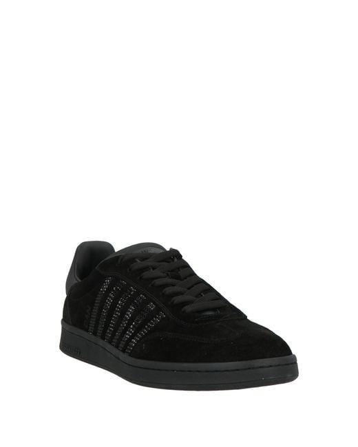 DSquared² Black Sneakers Calfskin for men
