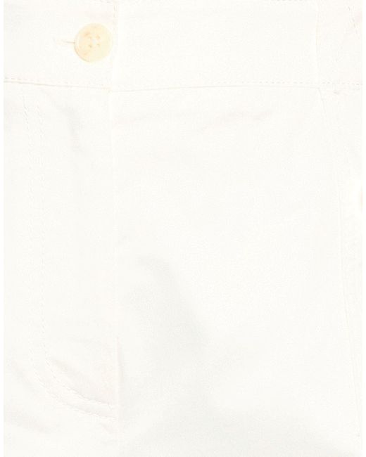 Alberta Ferretti White Pants Cotton, Elastane