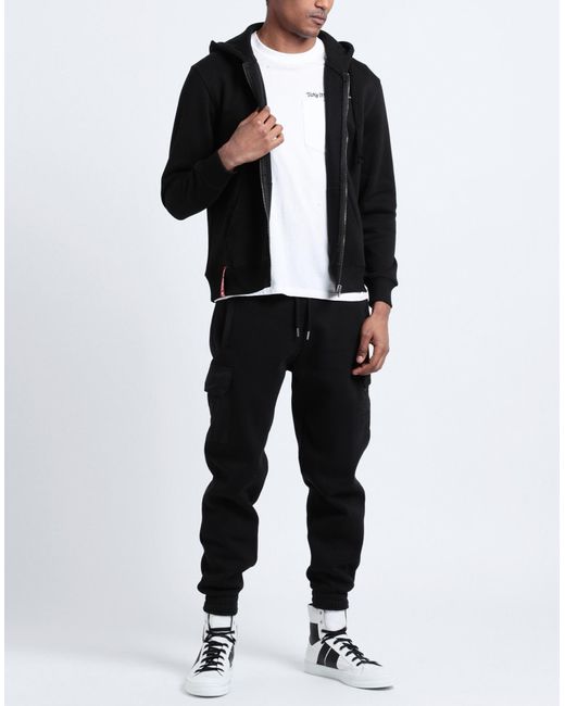 Alpha Industries Sweatshirt in Black für Herren