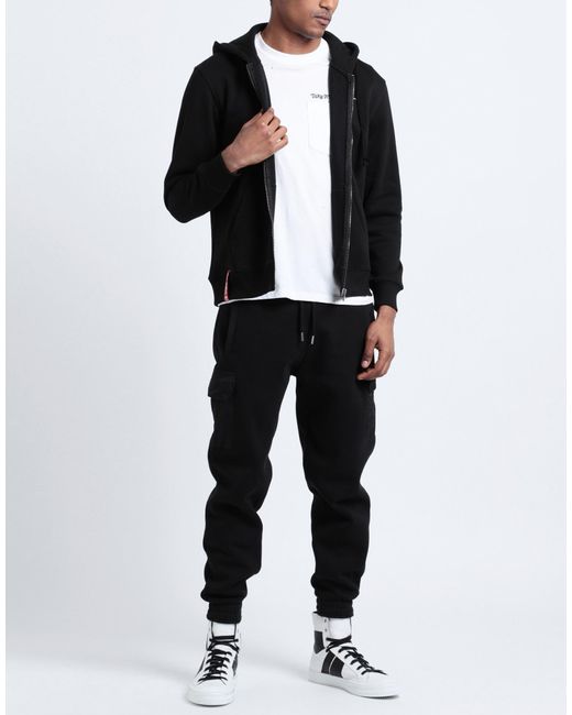 Sudadera Alpha Industries de hombre de color Black
