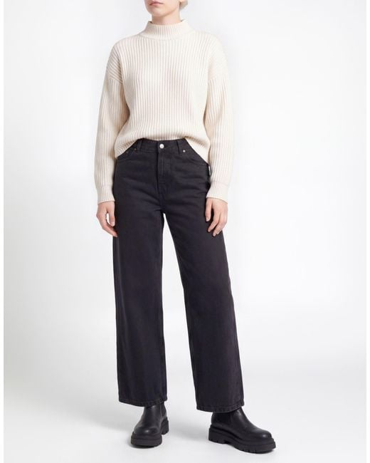 Lois Black Charcoal Jeans Cotton, Recycled Cotton