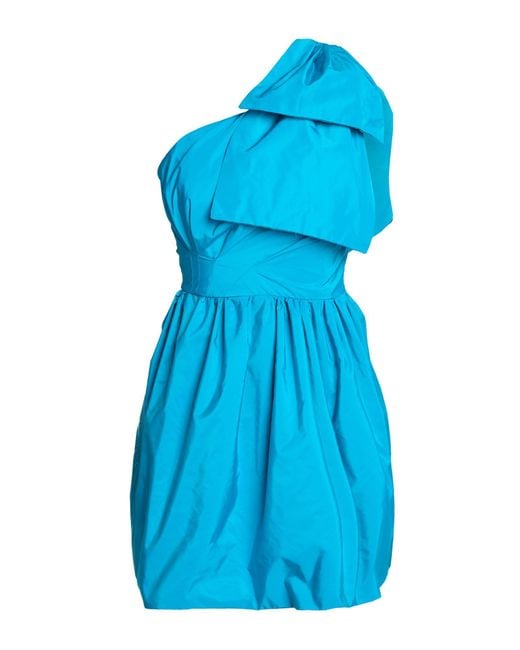 Dixie Blue Mini Dress Polyester